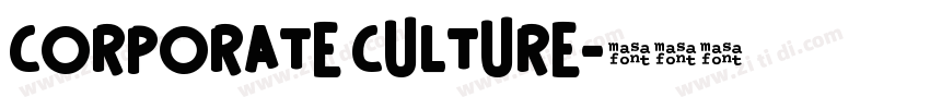 CORPORATE CULTURE字体转换